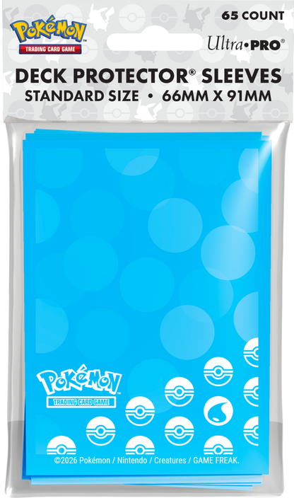 Pokémon TCG Ultra PRO Deck Protector Sleeves (65 ct), Standard Size 66mm x 91mm