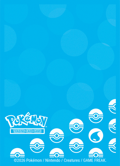 Pokémon TCG Ultra PRO Deck Protector Sleeves featuring TCG logo, Poké Ball icons, and faint overlay circles