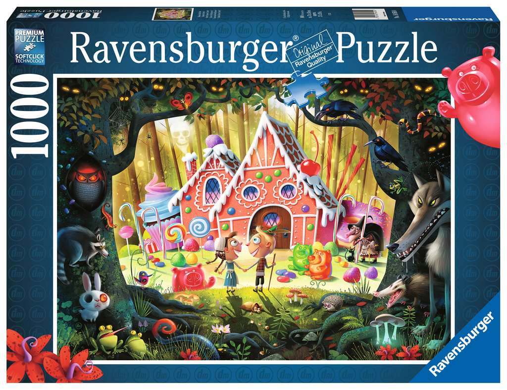 Ravensburger Hansel and Gretel Beware! Puzzle 1000 Pieces front packaging view