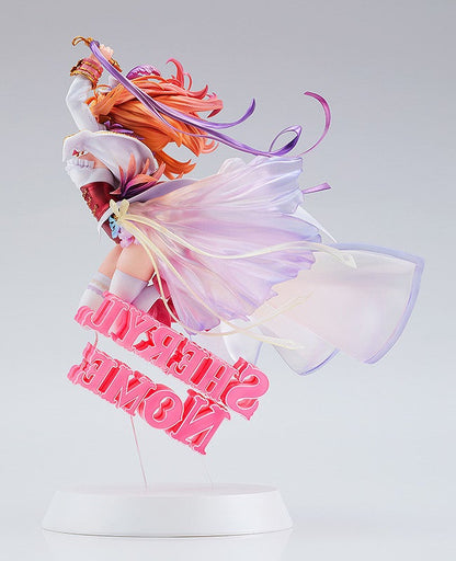 Angled view of Sheryl Nome figure showing detailed pose and long flowing hair