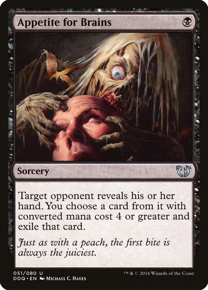 Appetite for Brains 51/80 (Duel Decks: Blessed vs. Cursed) 