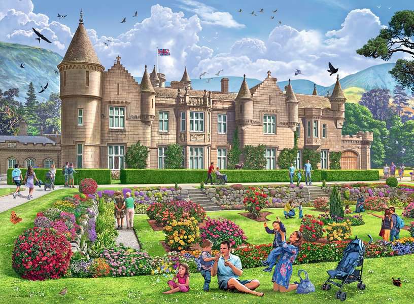 Ravensburger - Happy Days No. 5 Royal Residences 4 x 500 Piece Jigsaw - Good Games
