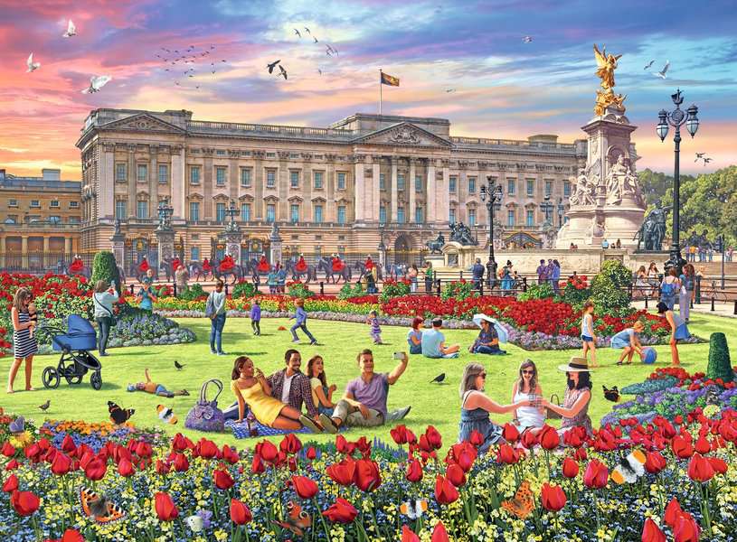 Ravensburger - Happy Days No. 5 Royal Residences 4 x 500 Piece Jigsaw - Good Games
