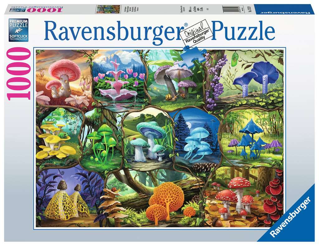 Ravensburger - Beautiful Mushrooms 1000 Piece Jigsaw - Good Games