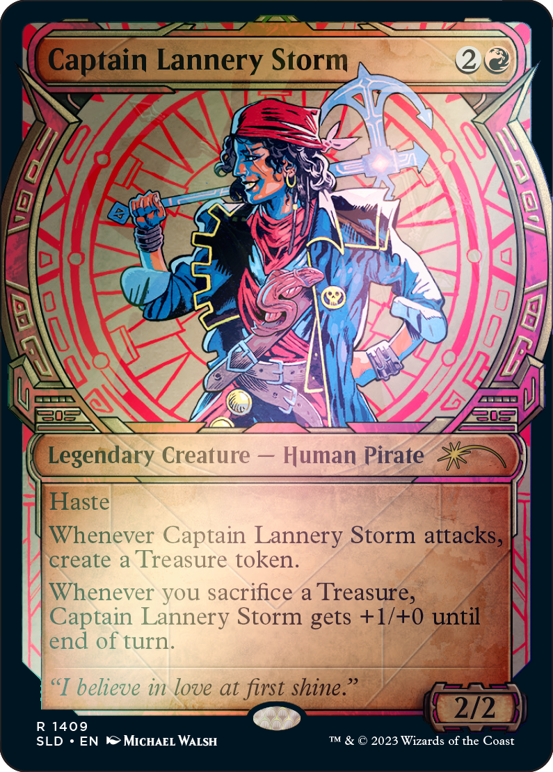 Captain Lannery Storm 1409 (Secret Lair Drop Series)  - Showcase Foil