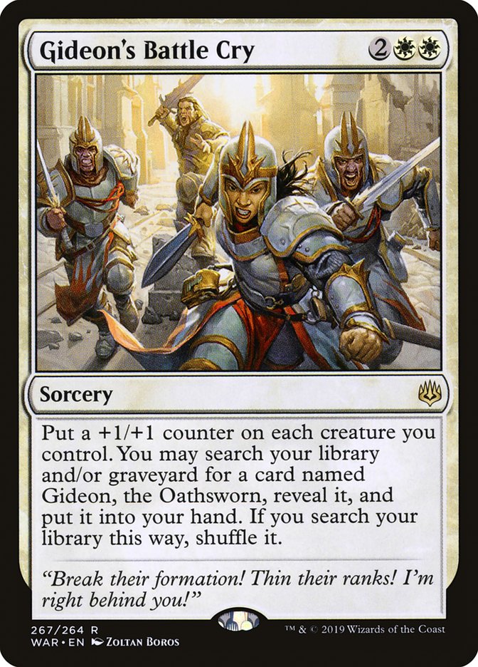 Gideon's Battle Cry 267/264 (War of the Spark) 