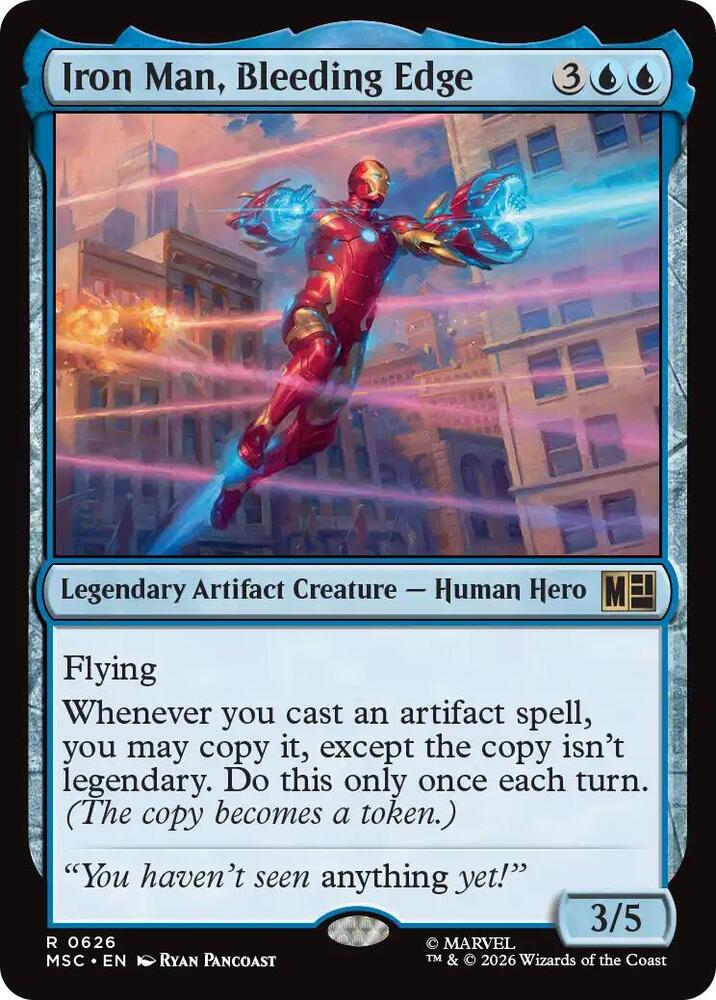 Iron Man, Bleeding Edge 626 (Commander: Marvel Super Heroes)  - Foil