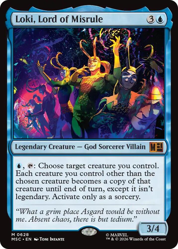 Loki, Lord of Misrule 628 (Commander: Marvel Super Heroes)  - Foil