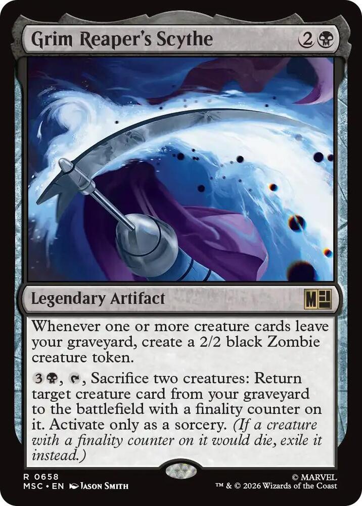 Grim Reaper's Scythe 658 (Commander: Marvel Super Heroes) 