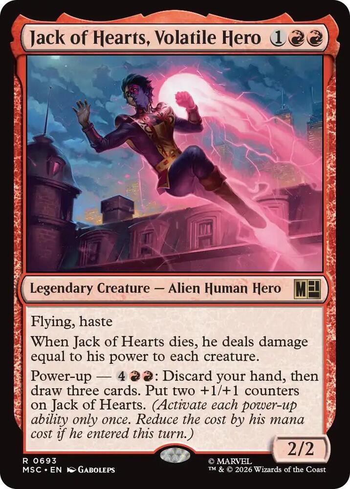 Jack of Hearts, Volatile Hero 693 (Commander: Marvel Super Heroes) 