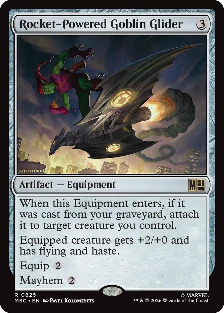 Rocket-Powered Goblin Glider 825 (Commander: Marvel Super Heroes) 