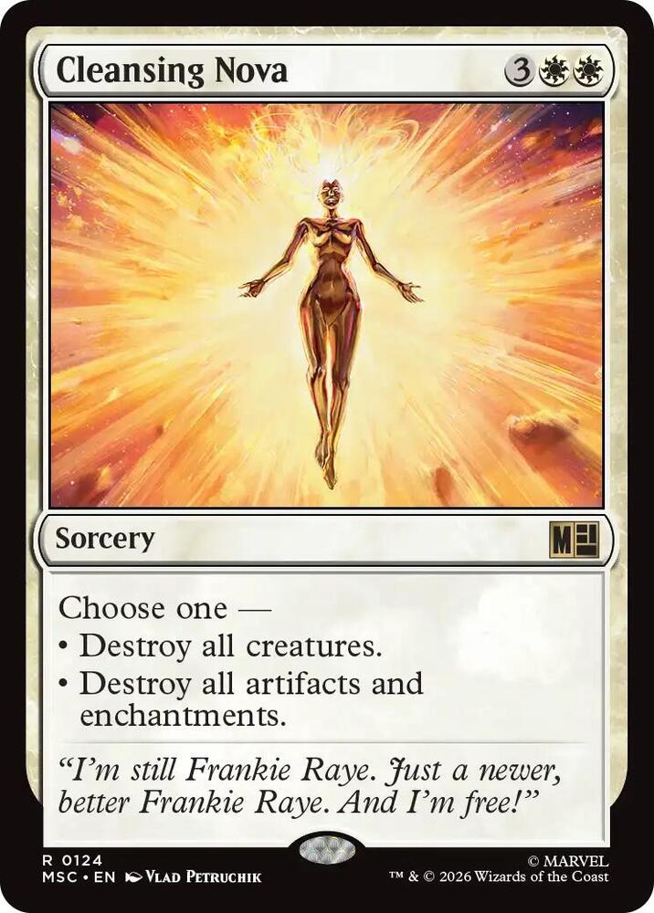 Cleansing Nova 124 (Commander: Marvel Super Heroes)  - Surge Foil
