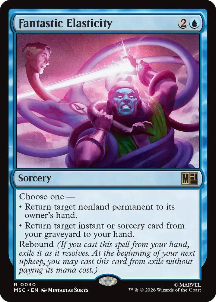 Fantastic Elasticity 30 (Commander: Marvel Super Heroes)  - Surge Foil