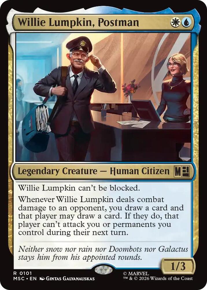 Willie Lumpkin, Postman 101 (Commander: Marvel Super Heroes)  - Surge Foil