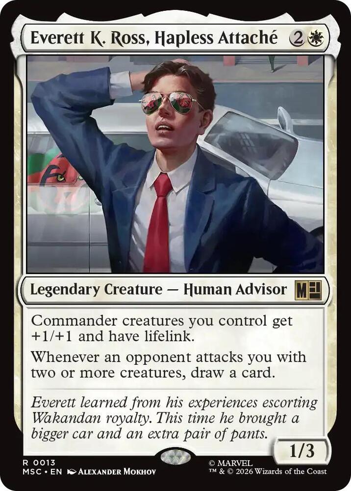 Everett K. Ross, Hapless Attaché 13 (Commander: Marvel Super Heroes)  - Surge Foil
