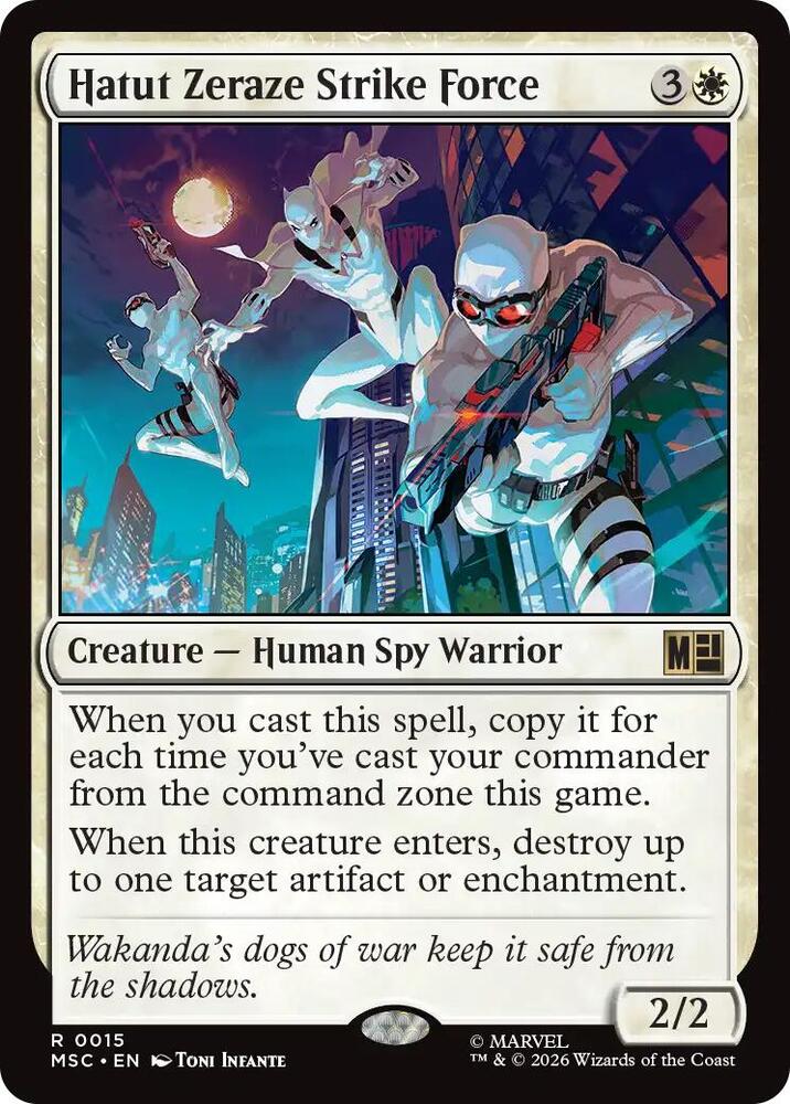 Hatut Zeraze Strike Force 15 (Commander: Marvel Super Heroes)  - Surge Foil