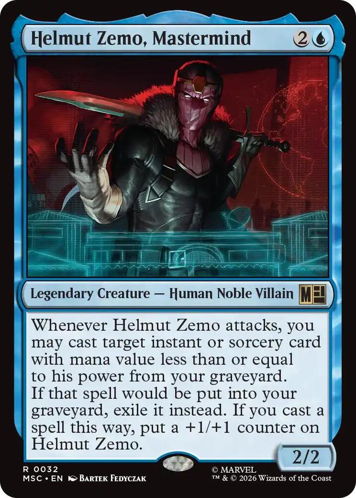 Helmut Zemo, Mastermind 32 (Commander: Marvel Super Heroes) 