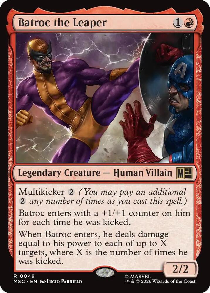 Batroc the Leaper 49 (Commander: Marvel Super Heroes) 