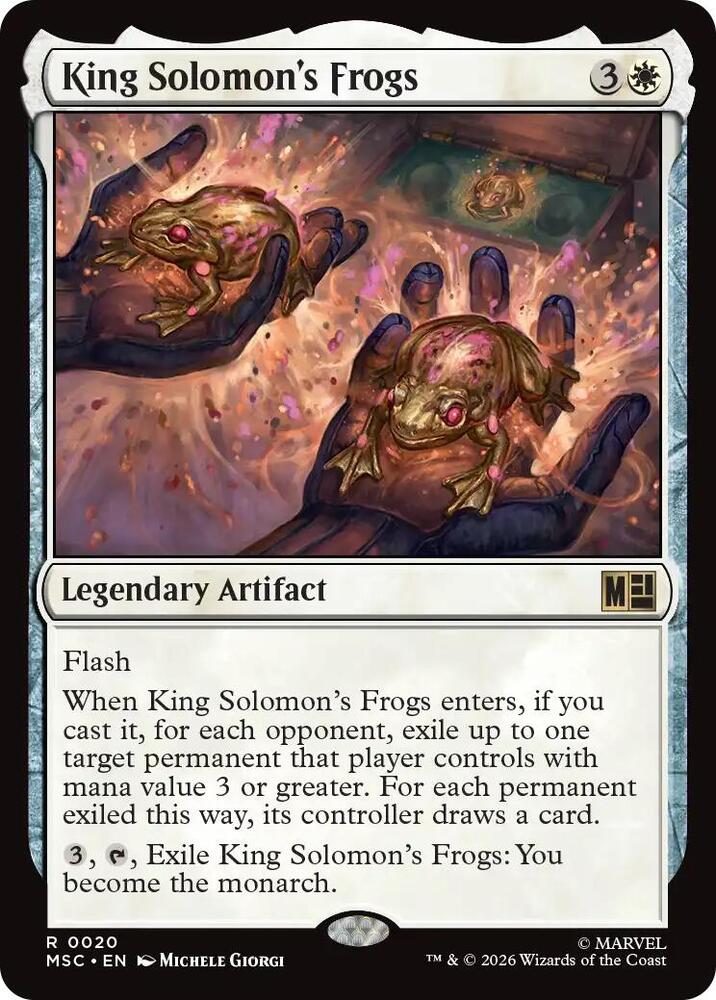 King Solomon's Frogs 20 (Commander: Marvel Super Heroes)  - Surge Foil