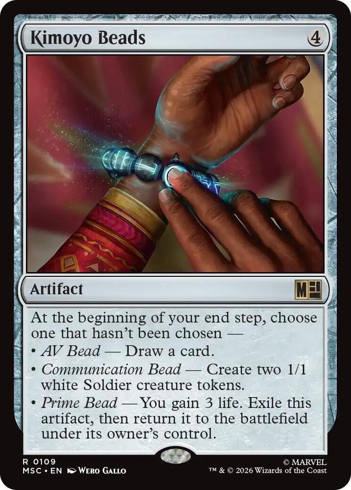 Kimoyo Beads 109 (Commander: Marvel Super Heroes)  - Surge Foil