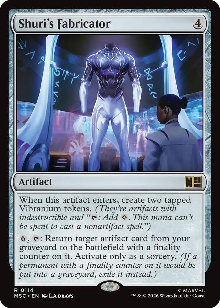 Shuri's Fabricator 114 (Commander: Marvel Super Heroes)  - Surge Foil