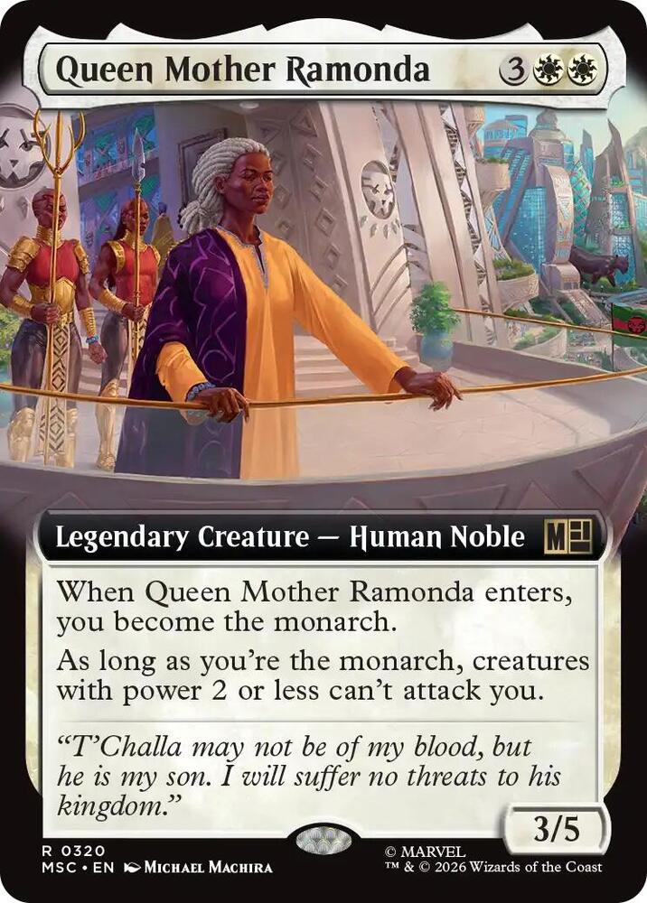 Queen Mother Ramonda 320 (Commander: Marvel Super Heroes)  - Extended Art