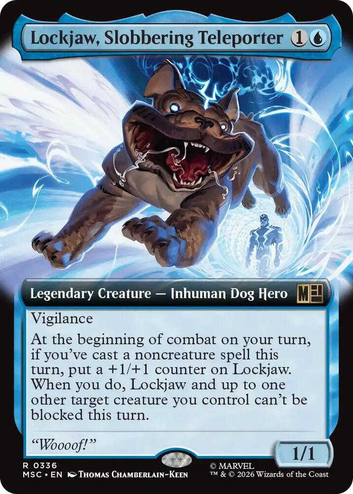 Lockjaw, Slobbering Teleporter 336 (Commander: Marvel Super Heroes)  - Extended Art