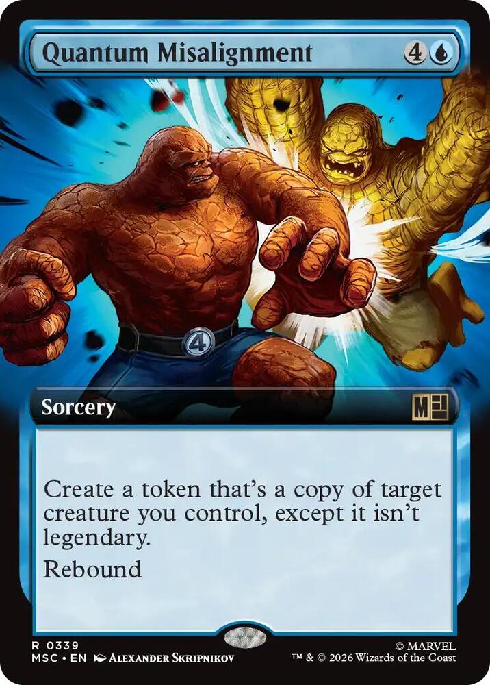 Quantum Misalignment 339 (Commander: Marvel Super Heroes)  - Extended Art