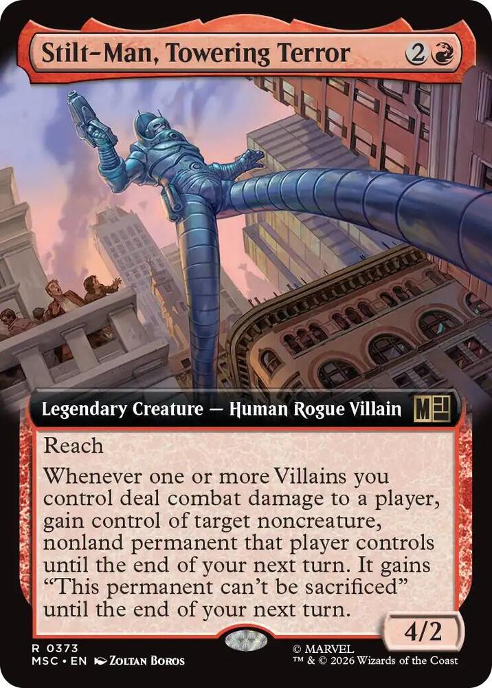 Stilt-Man, Towering Terror 373 (Commander: Marvel Super Heroes)  - Extended Art