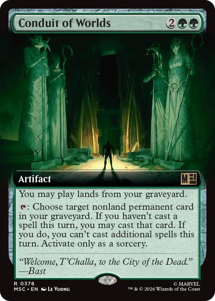 Conduit of Worlds 378 (Commander: Marvel Super Heroes)  - Extended Art