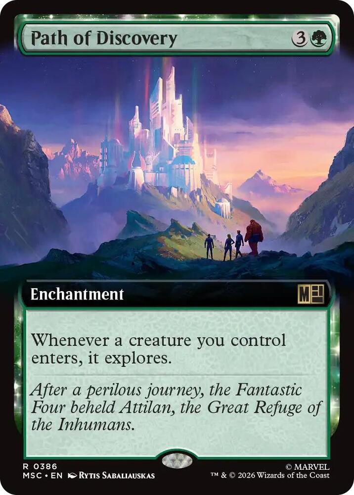 Path of Discovery 386 (Commander: Marvel Super Heroes)  - Extended Art