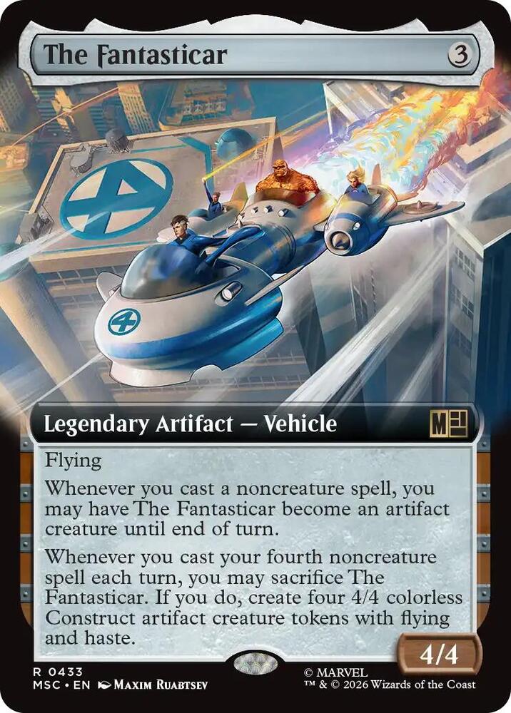 The Fantasticar 433 (Commander: Marvel Super Heroes)  - Extended Art