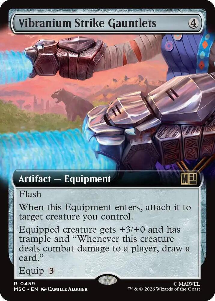 Vibranium Strike Gauntlets 459 (Commander: Marvel Super Heroes)  - Extended Art