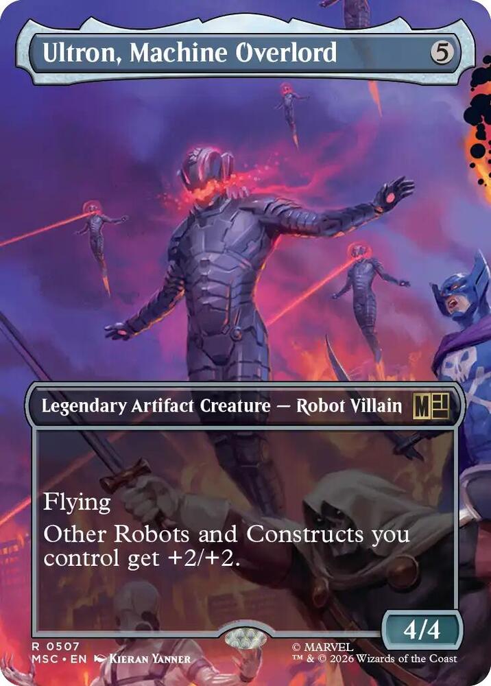 Ultron, Machine Overlord 507 (Commander: Marvel Super Heroes)  - Borderless Foil
