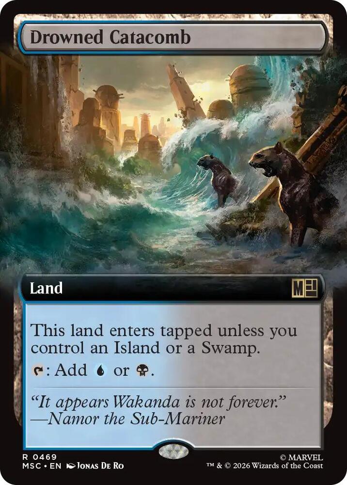 Drowned Catacomb 469 (Commander: Marvel Super Heroes)  - Extended Art