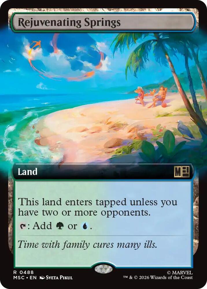 Rejuvenating Springs 488 (Commander: Marvel Super Heroes)  - Extended Art