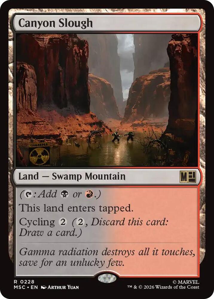 Canyon Slough 228 (Commander: Marvel Super Heroes) 