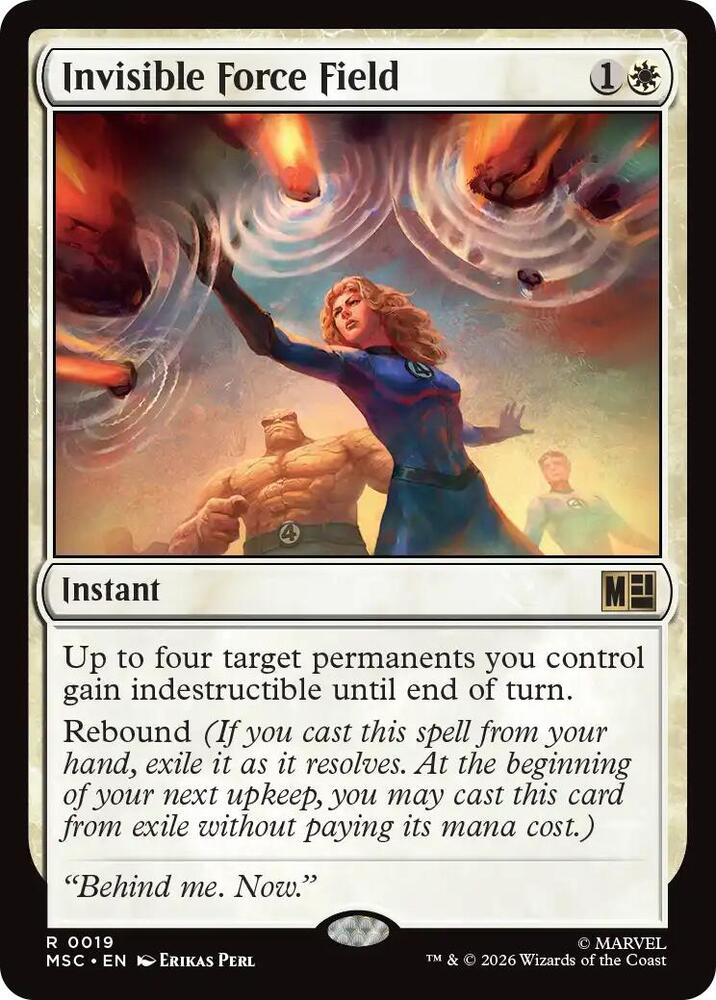 Invisible Force Field 19 (Commander: Marvel Super Heroes)  - Surge Foil