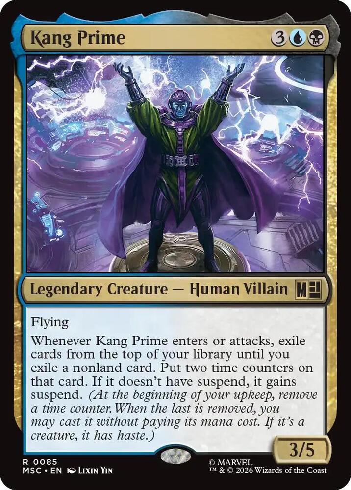 Kang Prime 85 (Commander: Marvel Super Heroes)  - Surge Foil
