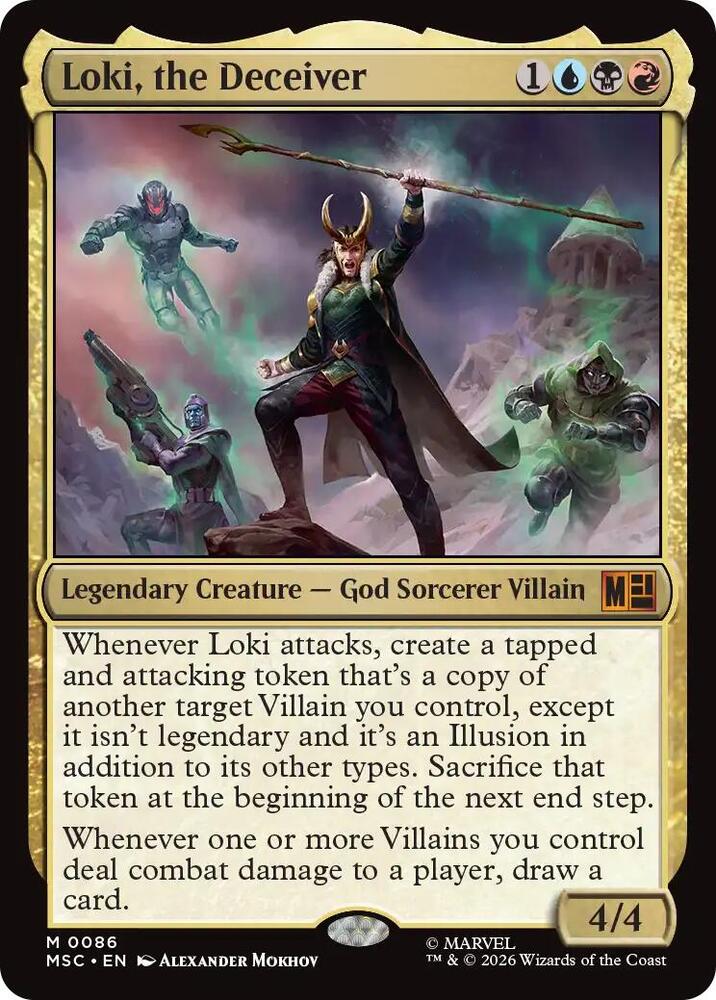 Loki, the Deceiver 86 (Commander: Marvel Super Heroes)  - Surge Foil