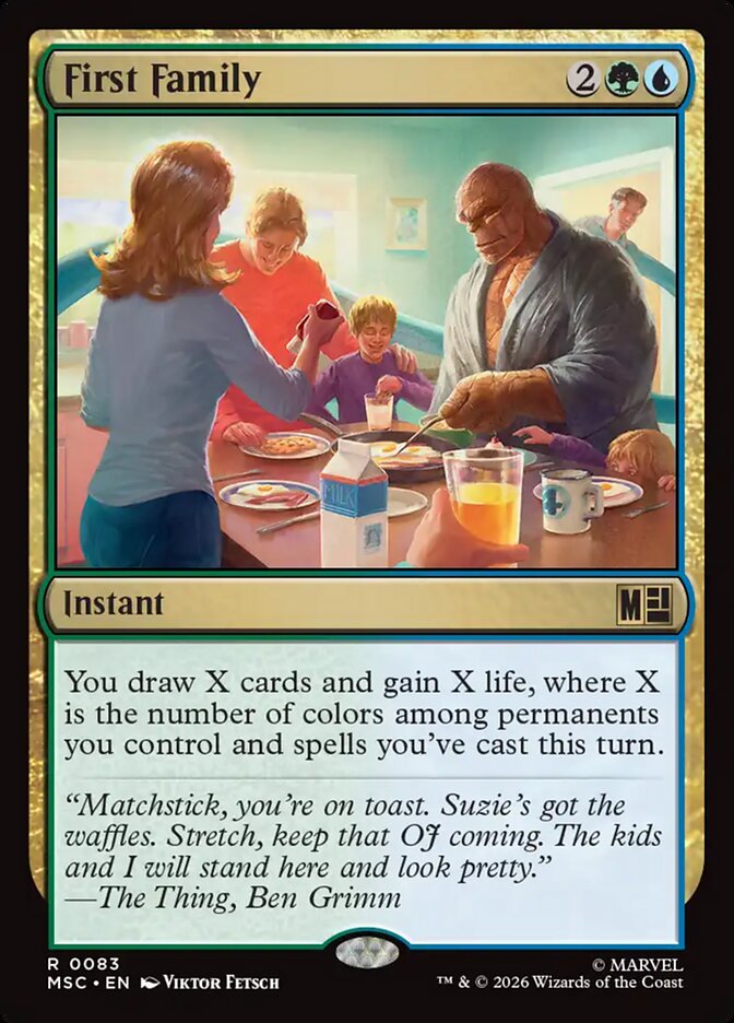 First Family 83 (Commander: Marvel Super Heroes)  - Surge Foil