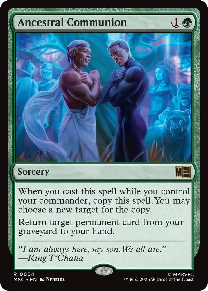 Ancestral Communion 64 (Commander: Marvel Super Heroes)  - Surge Foil