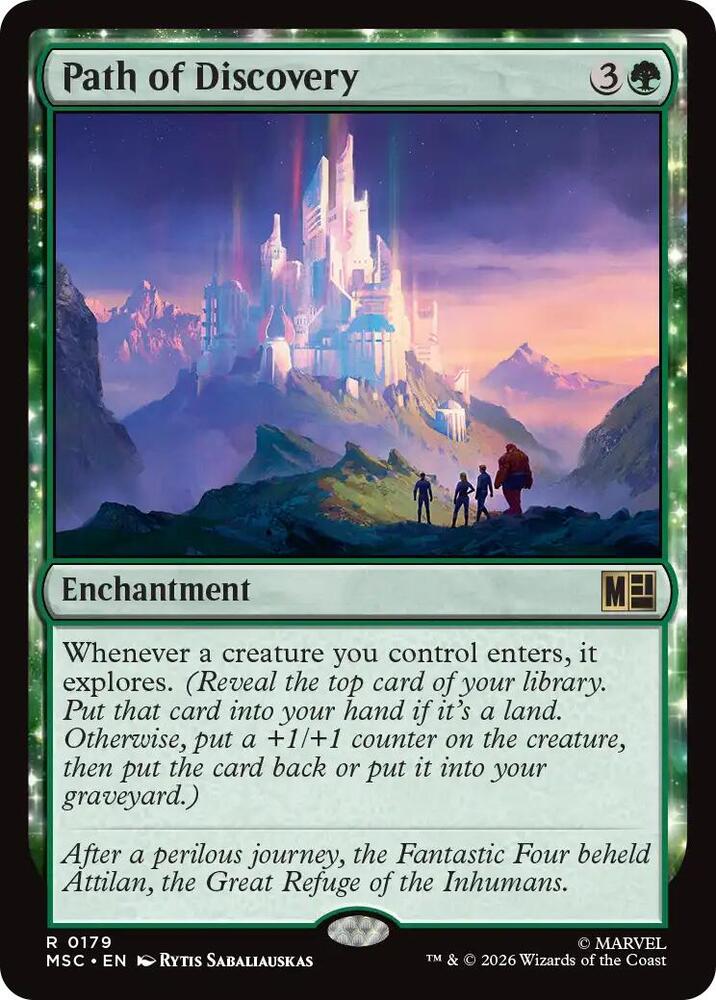 Path of Discovery 179 (Commander: Marvel Super Heroes)  - Surge Foil