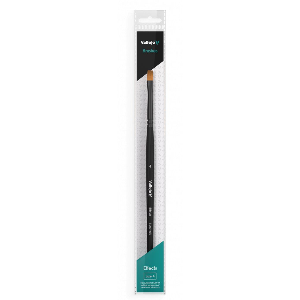 Vallejo Effects No. 4 Flat Rectangular Brush - Good Games