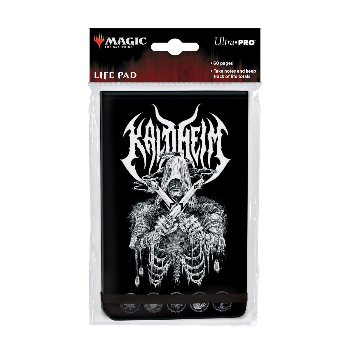 Ultra Pro: UP18541 Kaldheim Life Pad featuring Metal Alt Art for Magic: The Gathering (Preorder)