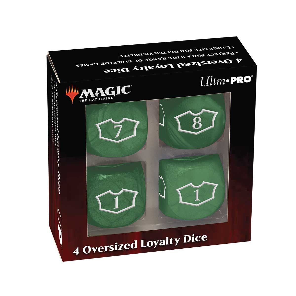 Ultra Pro: Deluxe 22MM Forest Loyalty Dice Set with 7-12 for - Good Games