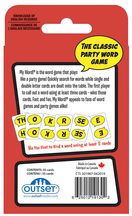 My Word! Card Game - Good Games
