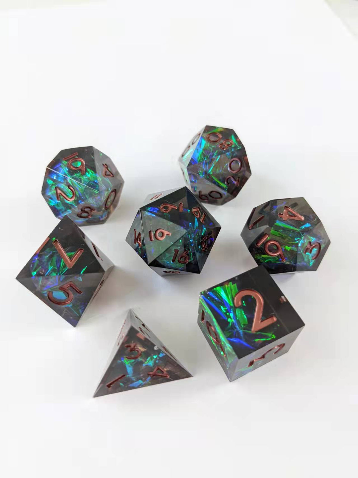 Dice Hoard Aurora (Resin) Set 04