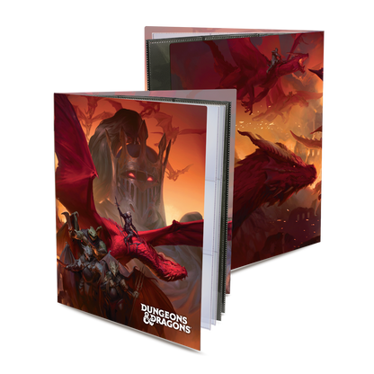 Ultra Pro - Cover Series Dragonlance Shadow of the Dragon Queen Character Folio with Stickers Cover for Dungeons & Dragons - Good Games