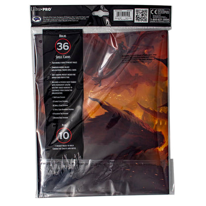 Ultra Pro - Cover Series Dragonlance Shadow of the Dragon Queen Character Folio with Stickers Cover for Dungeons & Dragons - Good Games